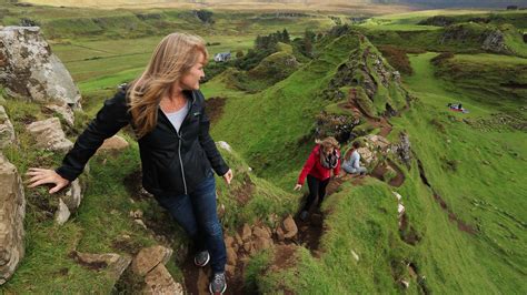 Walking in Scotland, crazy happy 